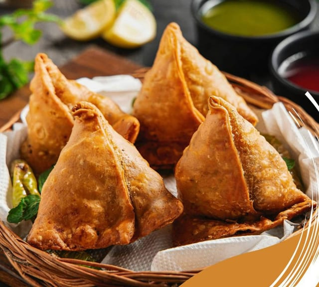 Samosas.