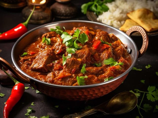 Lamb Jalfrezi.