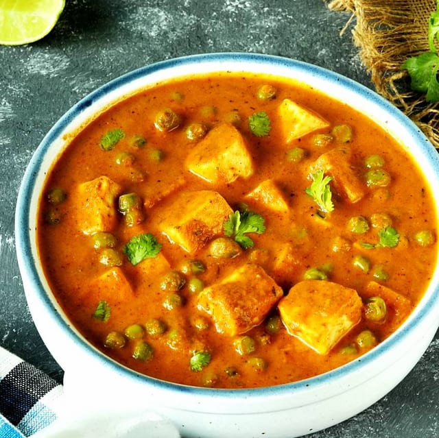 Mattar Paneer.