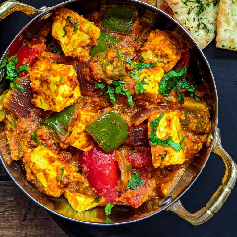 Delicious Kadai Paneer and More Indian Specialties